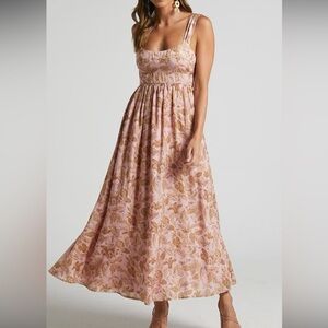 Amalie the label kai double tie back dress